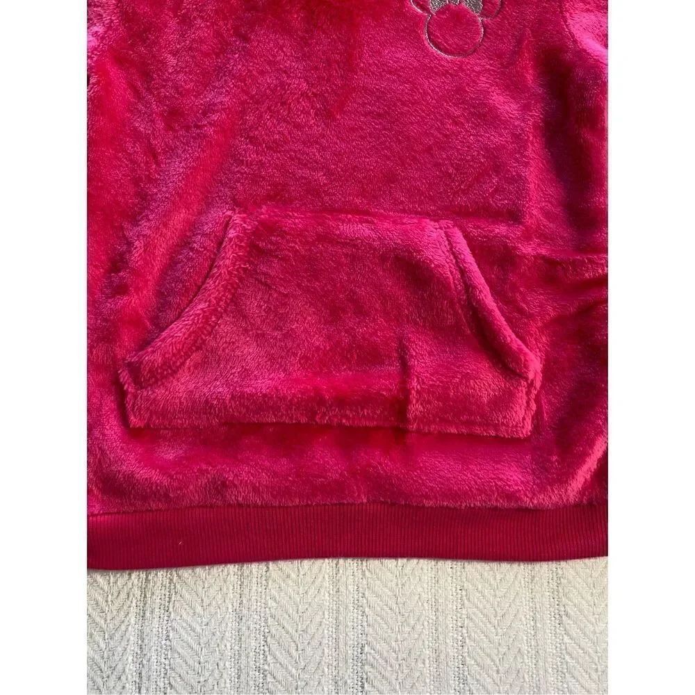 DISNEY’S MINNIE MOUSE 3T PLUSH TUNIC HOODIE - Picture 3 of 6